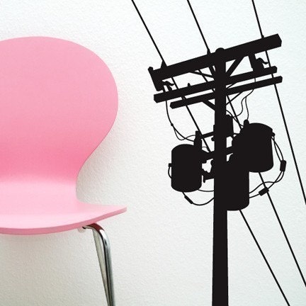 Power Pole - Vinyl wall art decals stickers graphic