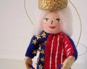 Stars and Stripes Pixie - 4th of July Art Doll