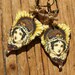 Victorian Sunflower Girl Dangle Earrings