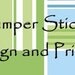 Custom Bumper Sticker Magnet--11" x 3"
