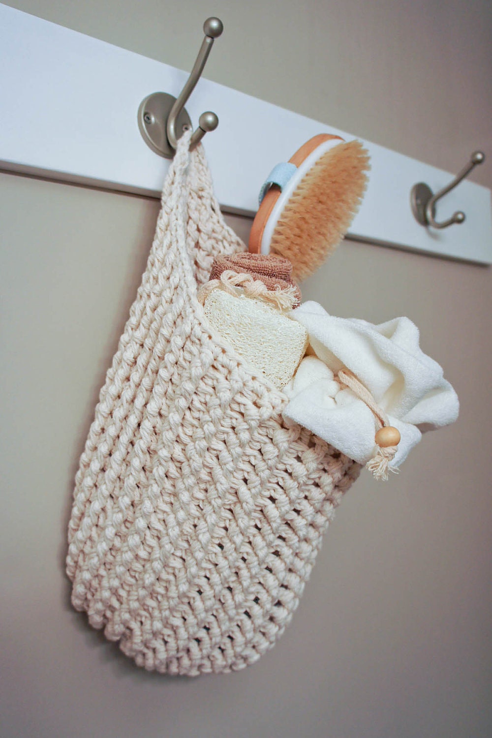 Hanging Storage Pouch - Crochet Pattern (PDF) - INSTANT DOWNLOAD