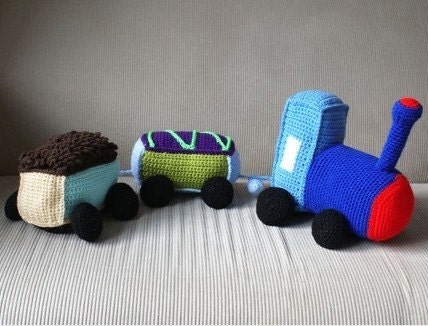 Crochet Train and Carriages PATTERN