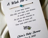A Wish for Baby - Wish Bracelet Party Favor Custom Made for You