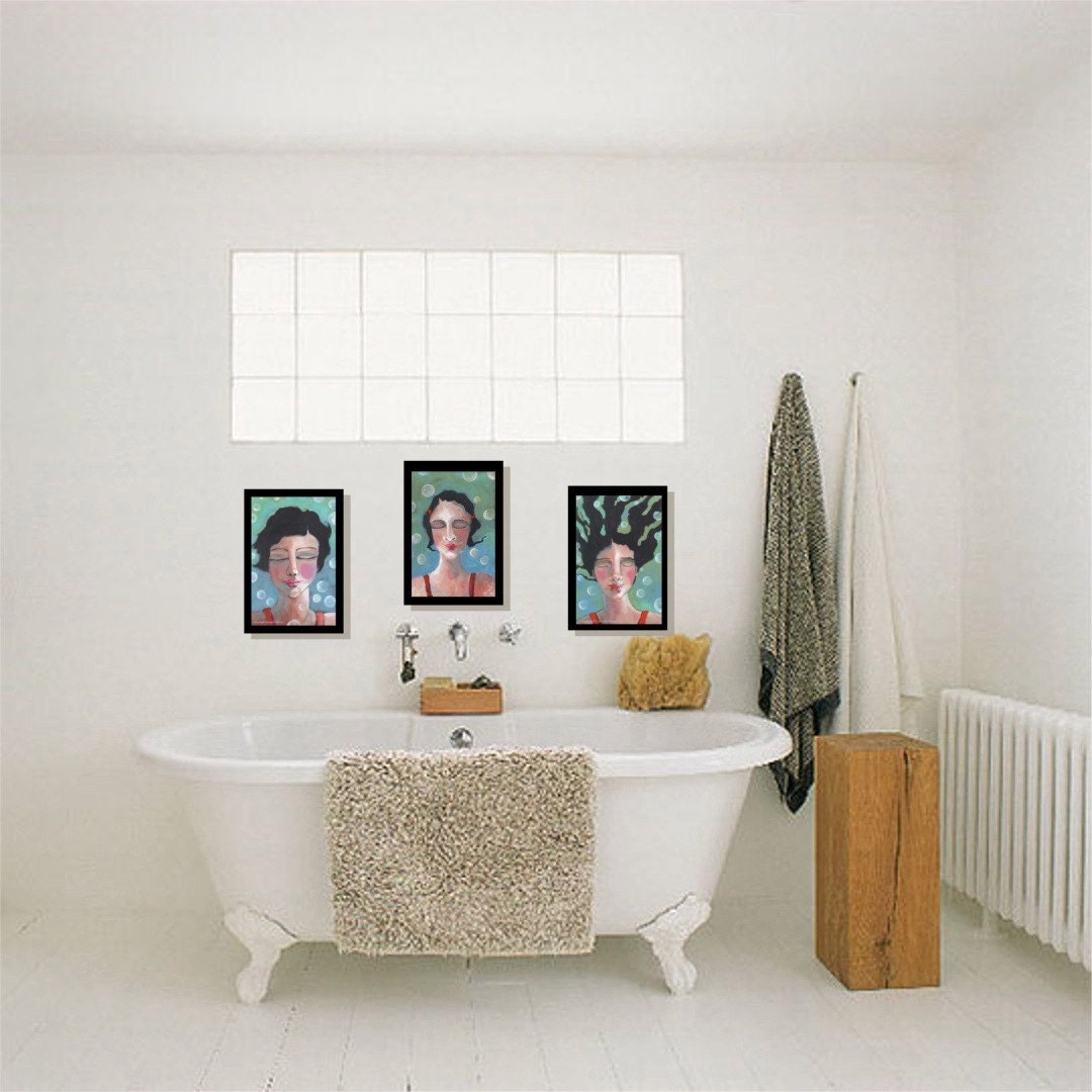 Sink or Swim Little Swimmer 4 x 6 Signed Print