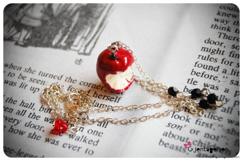 Snow White's apple necklace
