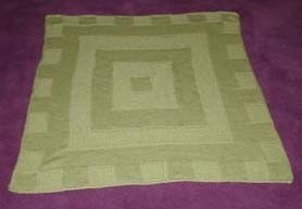 Concentric Squares Baby Blanket - Knitting Pattern ONLY