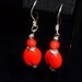 Contemporary and  Classy Red Earrings