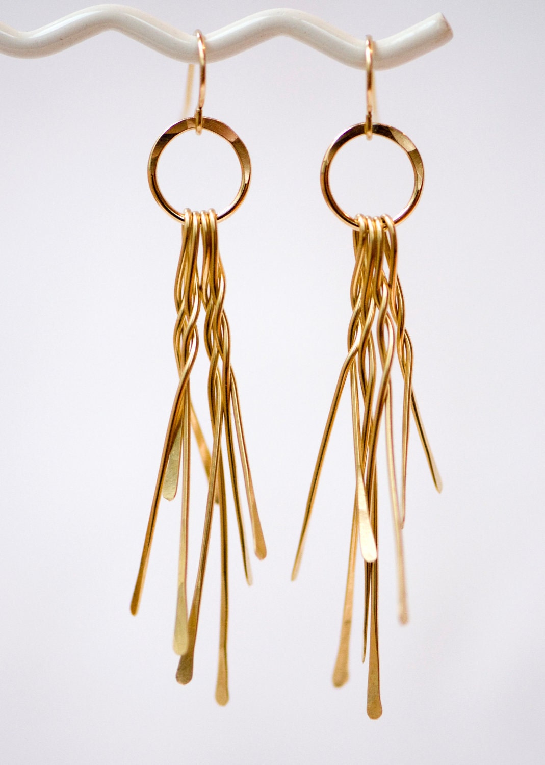 Gold Burst Earrings