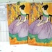 Vintage Tally Cards with Lady in Purple