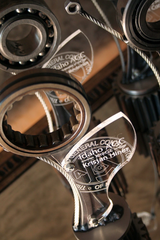 Metal Trophies: Custom Designed Award Sculptures made from Scrap Steel
