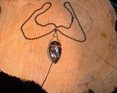 Welsh Witch Seer's Obsidian Amulet