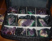 Crystal Healing Delux Amethyst Home Cleansing Kit with GIFTED Citrine