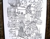Limited Edition Screen Print A is Auditorium