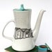 Reserved for Amity Poole Pottery Tea Pot, Seaside Beach Hut