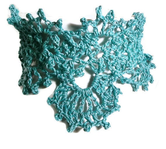Crocheted Choker Victorian Era Style