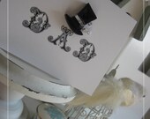 father's day quilled top hat