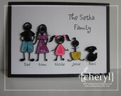 Quilled Stick Family (Personalized to your family)