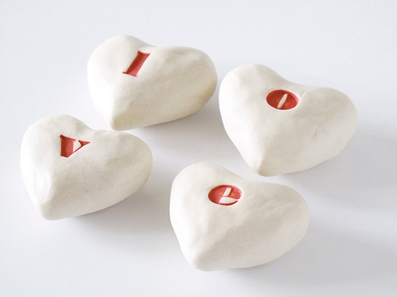 L-O-V-E hearts