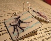 Swimming Octopus Earrings