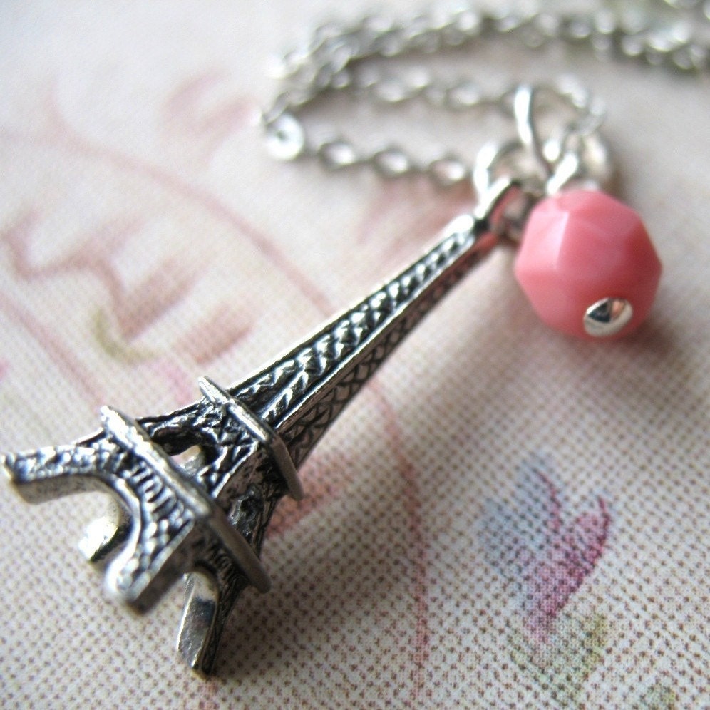 Chez Paris - Eiffel Tower Charm Necklace.