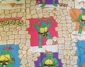 Vintage Mutant Ninja Turtles Bed Sheet Bedding