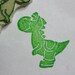 Yoshi - handcarved rubber stamp