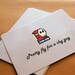 Pretty Fly for a Shyguy, Set of 4 Post Cards