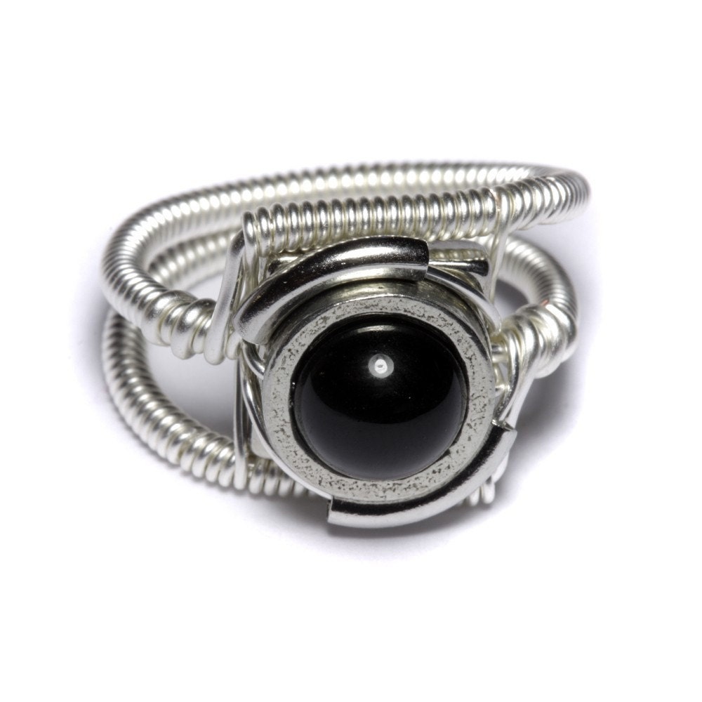 Cyberpunk Jewelry - Ring - Black Onyx