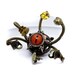 Steampunk Sculpture -  BEHOLDER ROBOT -  Reptile Taxidermy glass eye -  RELIC - This piece was displayed at the Museum of the History of Science Oxford UK and BoingBoing.com - READ THE STORY in the description