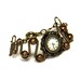 Steampunk Neo Victorian Jewelry - Copper -  Working watch bracelet
