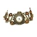 Steampunk Neo Victorian Jewelry - Copper -  Working watch bracelet