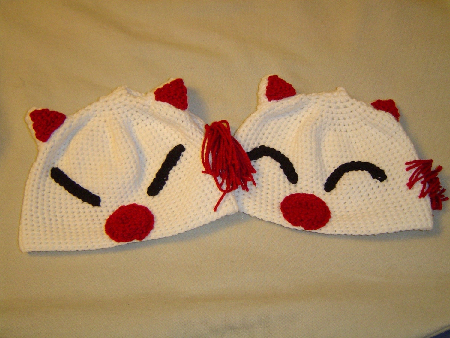 Moogle Hat - MADE TO ORDER