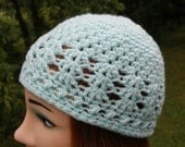 Immediate Download - PDF Crochet Pattern for the Kufi Style Beanie Cap - Unisex