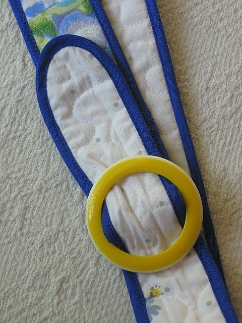 CLEARANCE sale - - belt - quilted - 40 inches long