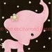 Bella and Ella Elephants Nursery Art Set ORIGINAL PAINTINGS