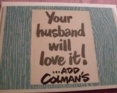 Vintage Ad Notecards  - Set 2X
