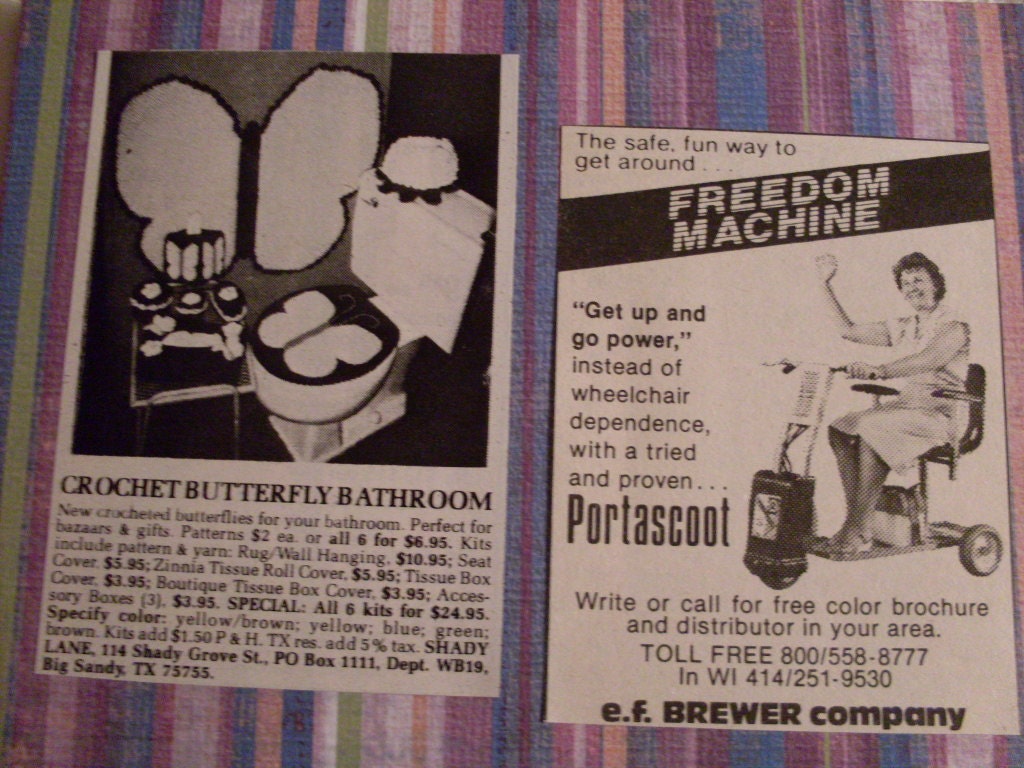 Set of Vintage Ad Notecards - Freedom Machine