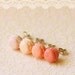 Food Earrings - Macaron Earrings in Dusty Pink Series
