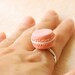 Dessert Jewelry - French Macaron Ring (Colors of Flowers Series) - Gift Under 25