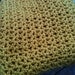 Mustard Crocheted Throw Blanket