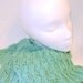 Handmade Sage Color Adult Wave Scarf