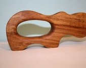 ORGANIC TEETHING Harper the Hippo Maple Wood Teether