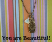 Matryoshka Doll Charm Necklace - Beautiful