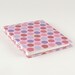 ON SALE Handmade journal with purple and pink dots