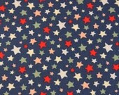 2895 - Cath Kidston Shooting Star (Navy Blue) Oilcloth Waterproof Fabric - 28 Inch (Width) x 17 Inch (Length)