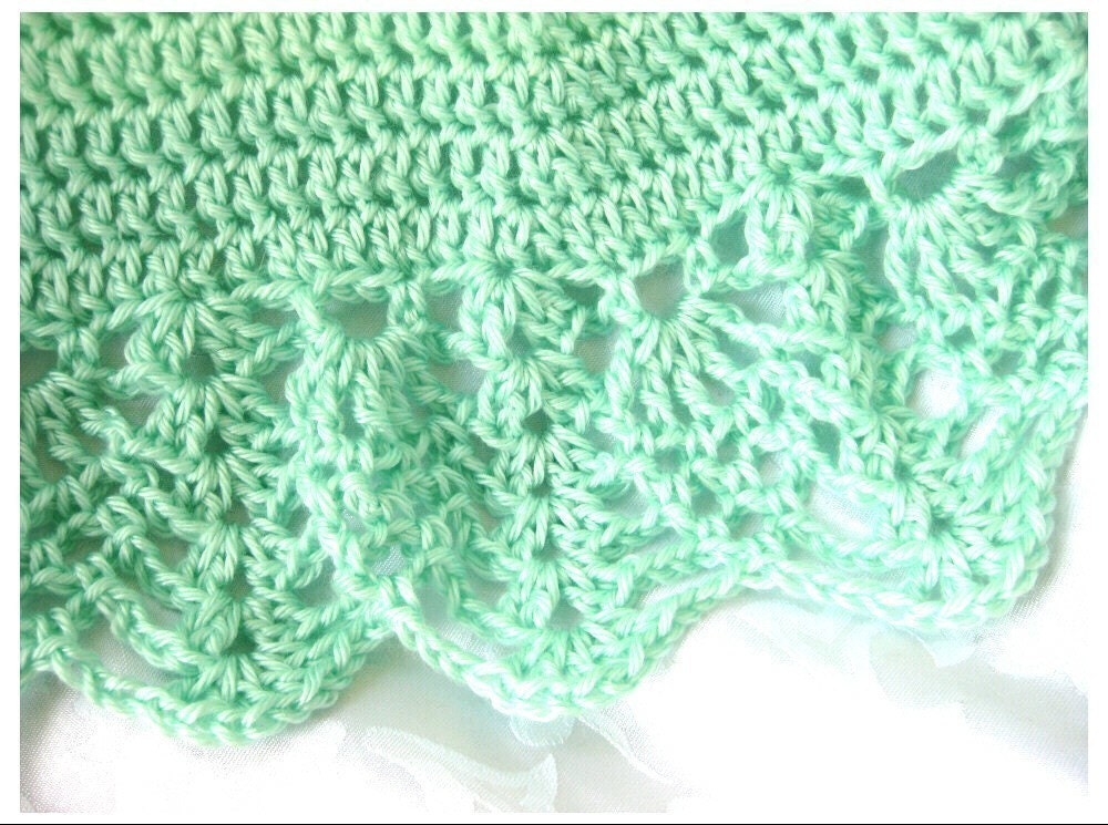 Crocheted Round Afghan Crochet Pattern, Pineapples for Baby Blanket Pattern,  PDF digital download