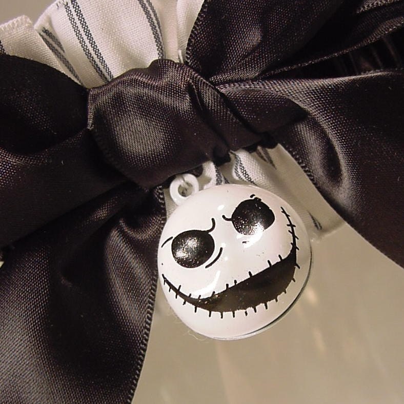 wedding garter JACK SKELLINGTON wedding garter Corpse Bride an  original Peterene design limited eddition