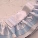 The ORIGINAL TAILORED garter  wedding 2 tone Your color choice