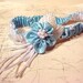 wedding garter MOBIUS STRIP garter for WEDDING  you choose your colors