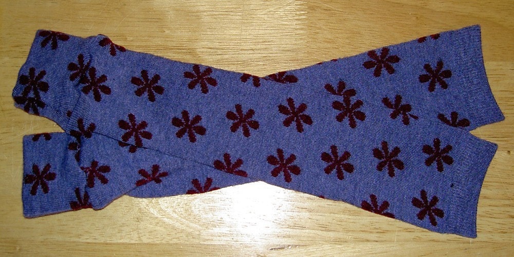 Kids Leg Warmers - blue designs